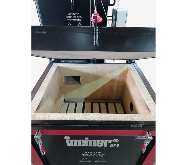 The IncinerPro g600 incinerator for poultry farms.
