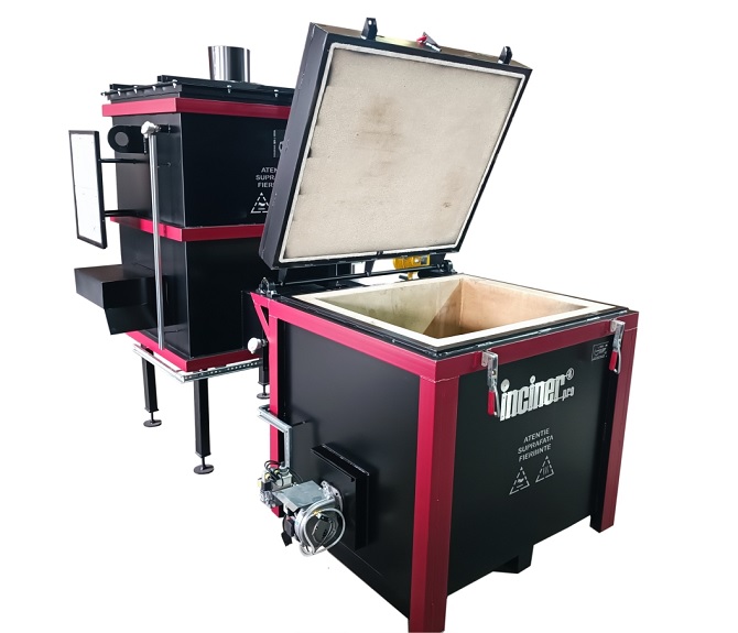 The IncinerPro g600 incinerator for poultry farms.