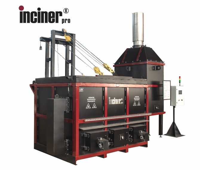 The IncinerPro i2000 incinerator for poultry farms.
