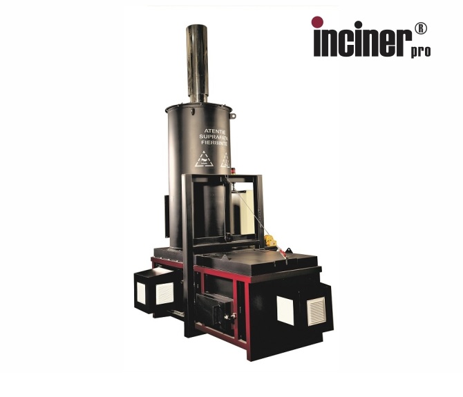 The IncinerPro i400 incinerator for slaughterhouses and butchers.