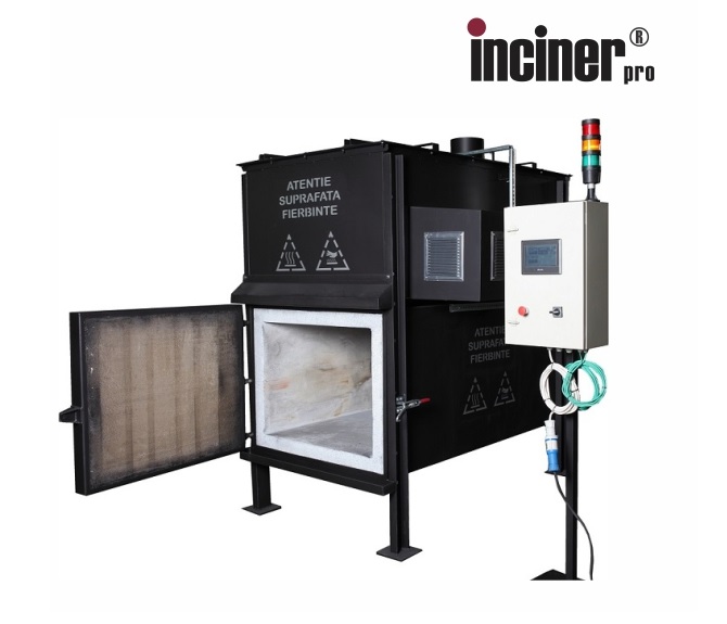 The IncinerPro i500H incinerator for pig farms.