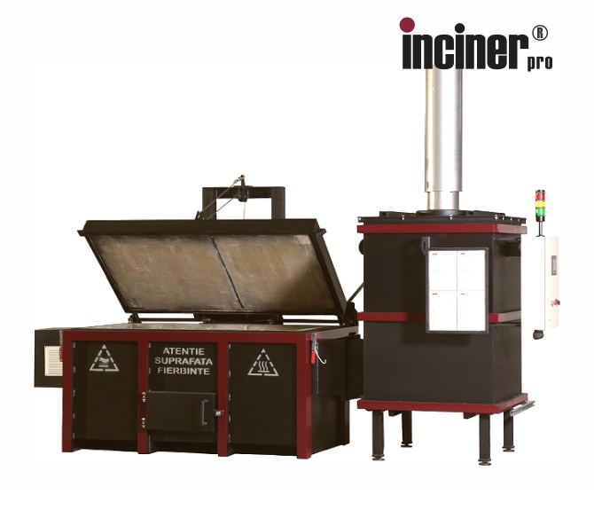The IncinerPro i500V incinerator for poultry farms.