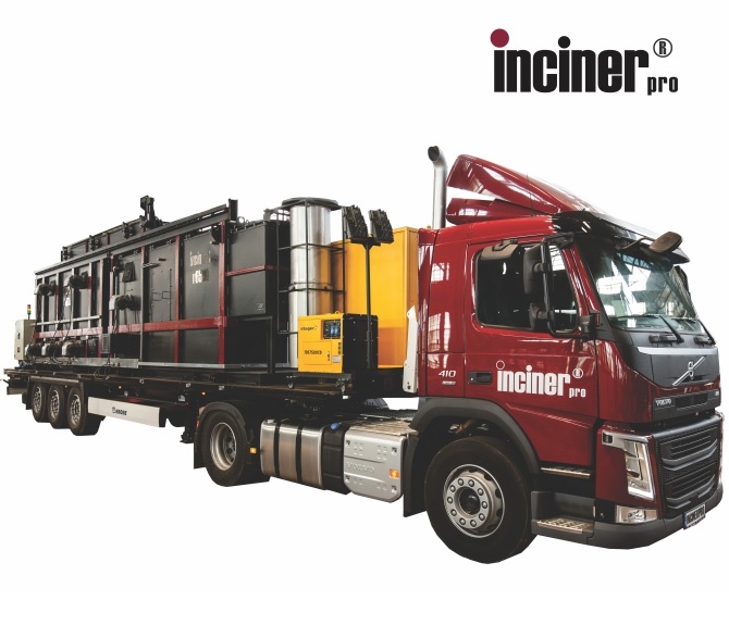 IncinerPro incinerator for animal waste from emergency situations.